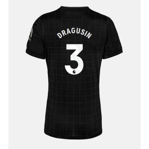 Lacne Ženy Futbalové dres Tottenham Hotspur Radu Dragusin #3 2025-26 Krátky Rukáv - Preč